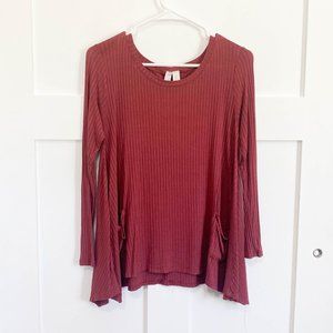 Comfy Lightweight Cute Fall Oversized Long Sleeve Top Tunic